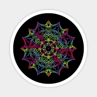 Mandala Rainbow 02591 Magnet